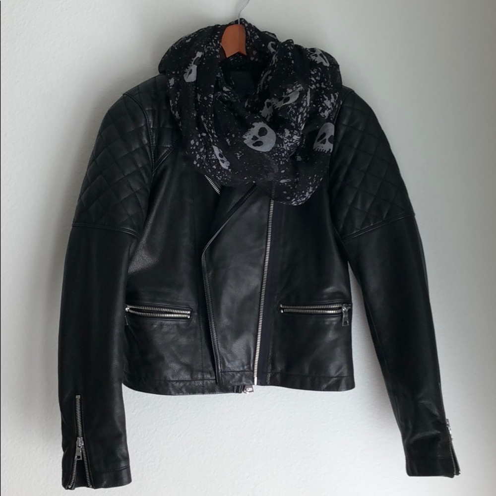 Leather Riding Jacket... - image 1